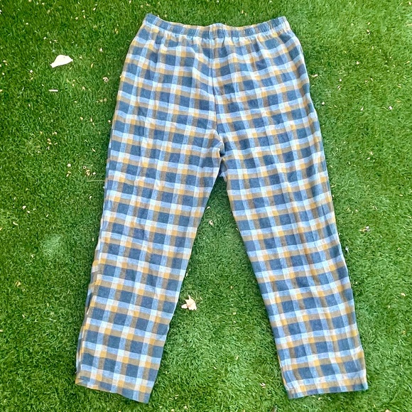 Nautica Pajama Pants Tan Plaid Flannel Drawstring Waist Pockets, Men’s Size XL - Picture 11 of 11